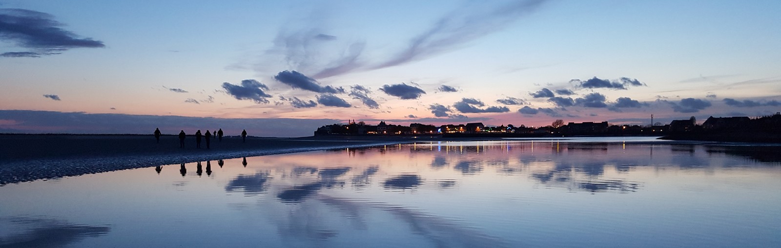La Bahía de Somme - atardecer