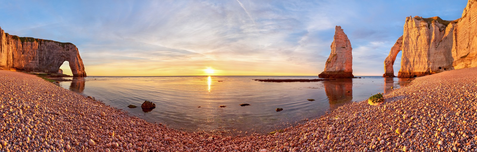 Atardecer en Etretat